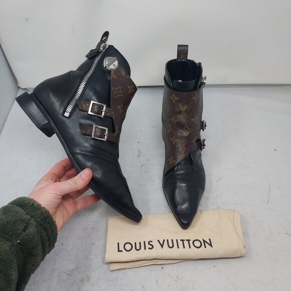 Louis Vuitton Black Jumble LV Monogram Boot - Picture 1 of 14